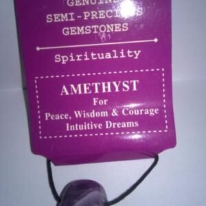 Amethyst Pendant Necklace