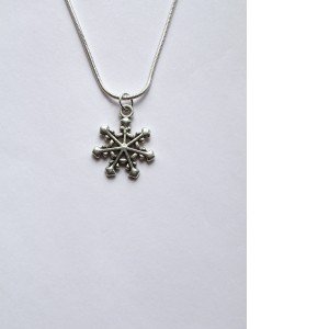 Tibetan Silver Snowflake Pendant