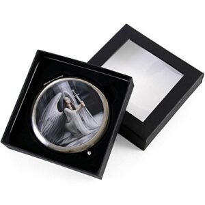 The Blessing Gothic Angel Compact Mirror by Anne Stokes