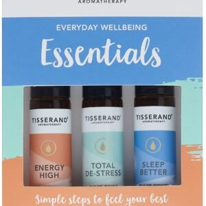 Tisserand Aromatherapy Everyday Wellbeing Essentials Roller Ball Kit