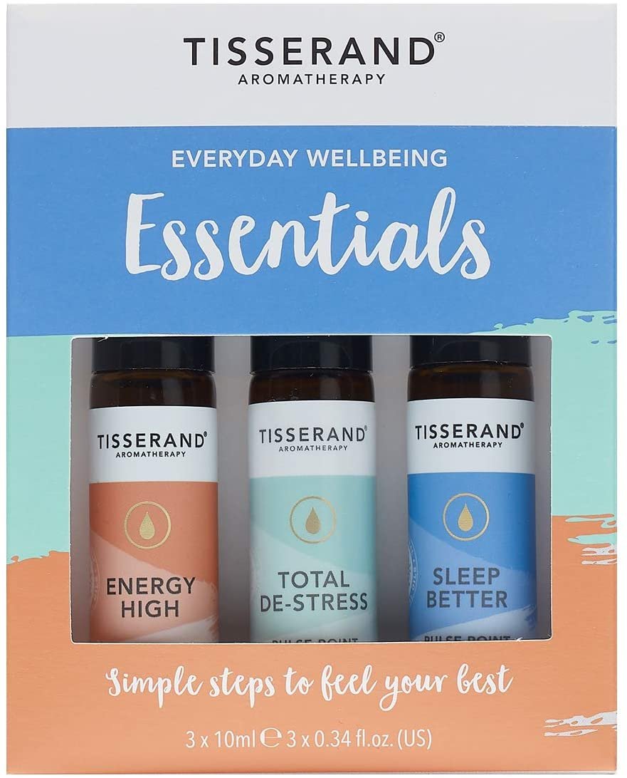 Tisserand Aromatherapy Everyday Wellbeing Essentials Roller Ball Kit