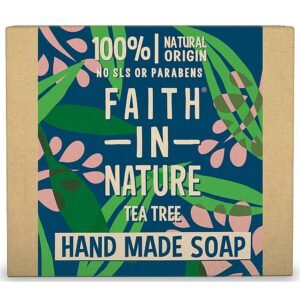 Faith In Nature Hand Made Tea Tree Soap With Tea Tree Oil 100g