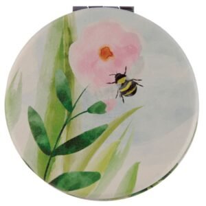New Collectable Botanical Bee Design Compact Mirror